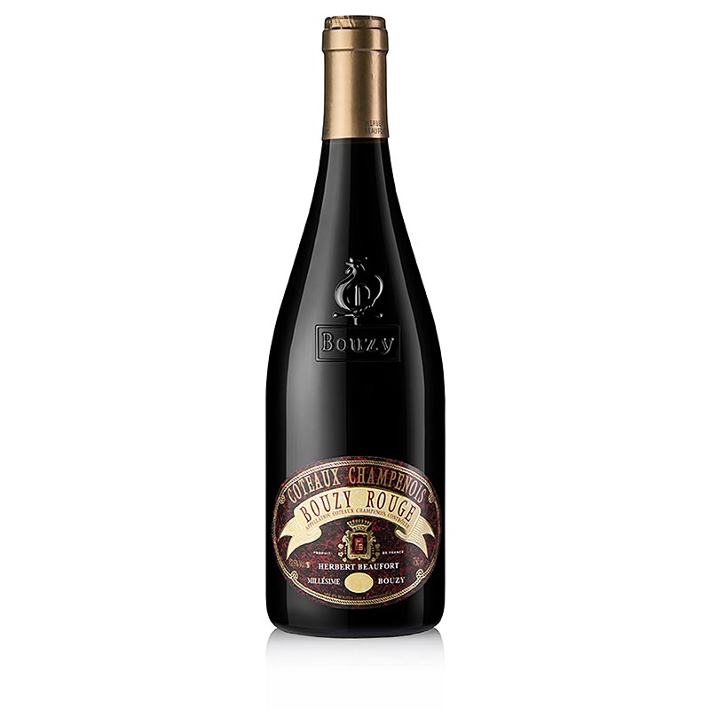 2018er Coteaux Champenois Bouzy Rouge, Champagne, 12,5% vol., Herbert Beaufort - 750 ml - flaske