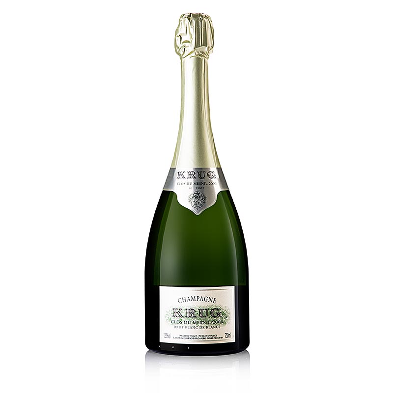 Champagner Krug 2006er Clos du Mesnil, Prestige-Cuvee, brut, 12,5% vol., 97 WS - 750 ml - Flasche Champagner Krug 2006er Clos du Mesnil, Prestige-Cuvee, brut, 12,5% vol., 97 WS - 750 ml - Flasche