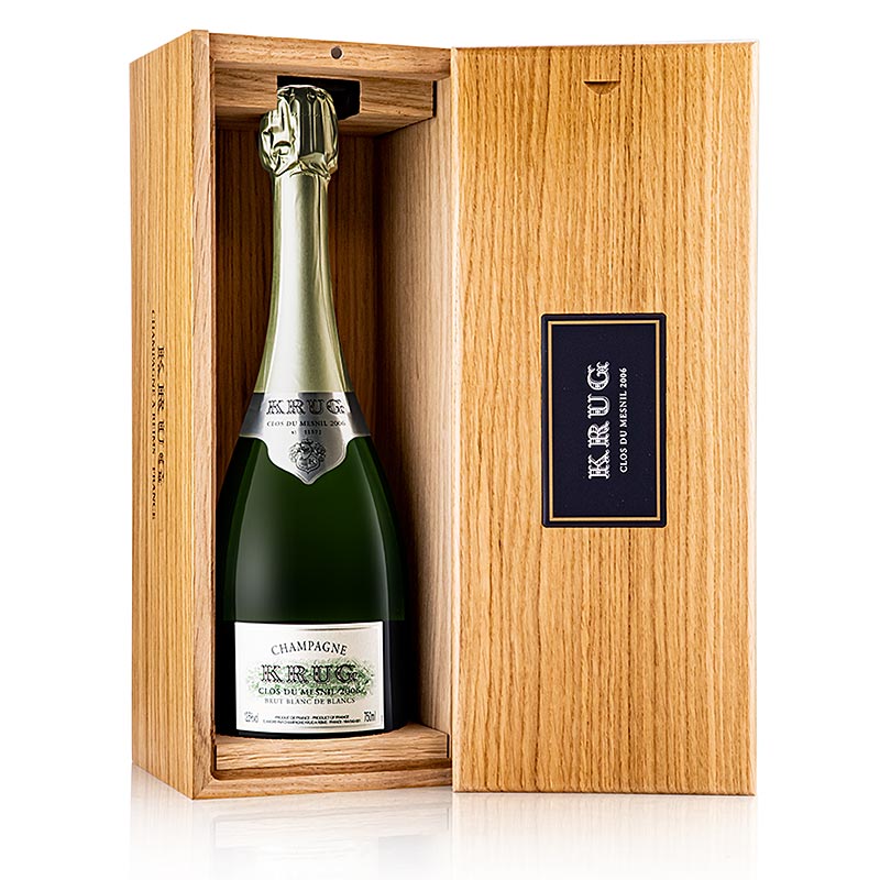 Champagner Krug 2006er Clos du Mesnil, Prestige-Cuvee, brut, 12,5% vol., 97 WS - 750 ml - Flasche Champagner Krug 2006er Clos du Mesnil, Prestige-Cuvee, brut, 12,5% vol., 97 WS - 750 ml - Flasche