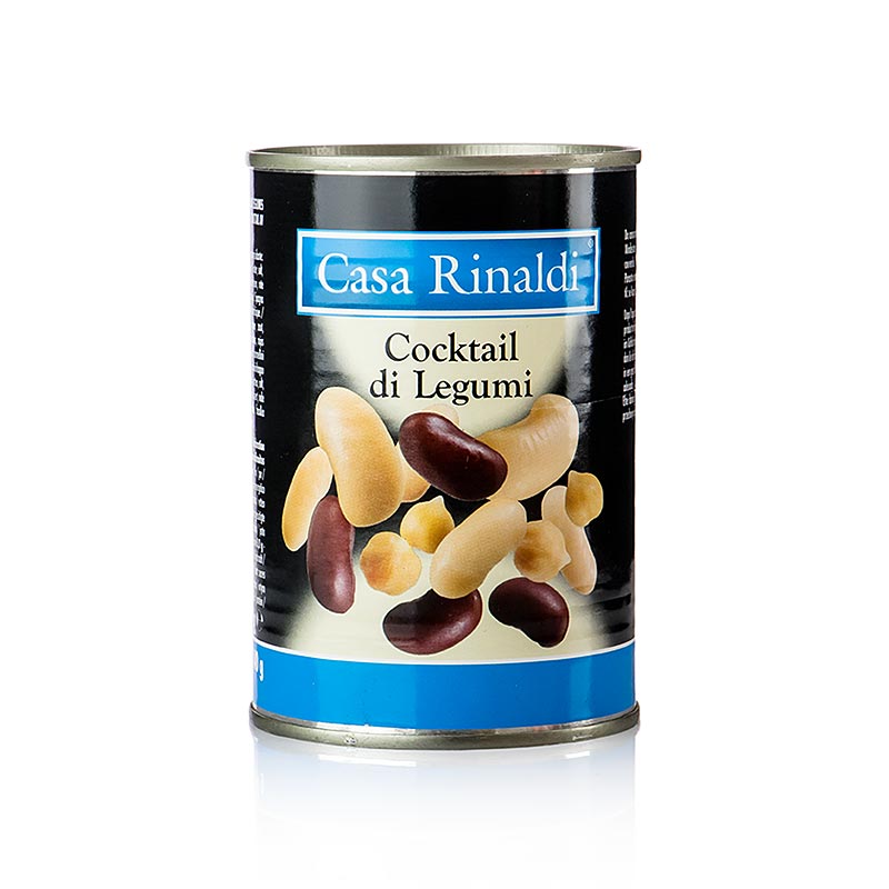 Bohnen Mischung (weiß, rot, Cannellini Bohnen & Kichererbsen), Casa Rinaldi - 400 g - Dose