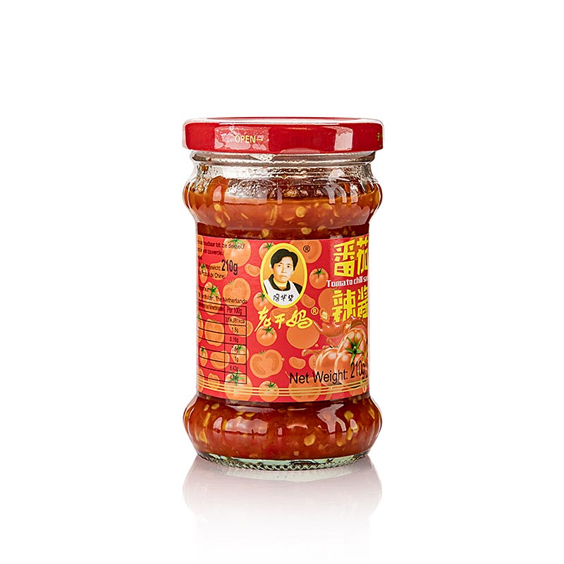 Tomato chili paste (puree / sauce), very hot - 210 g - Glass