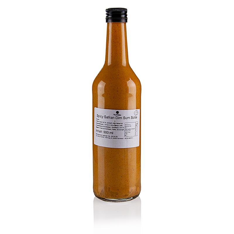 Yumbau Dimsum - Spicy Safran Dim Sum Soße - 500 ml - Flasche