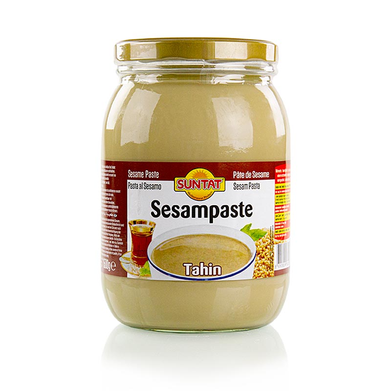 Tahini sesame paste, suntat - 1.5 kg - Glass Tahini sesame paste, suntat - 1.5 kg - Glass