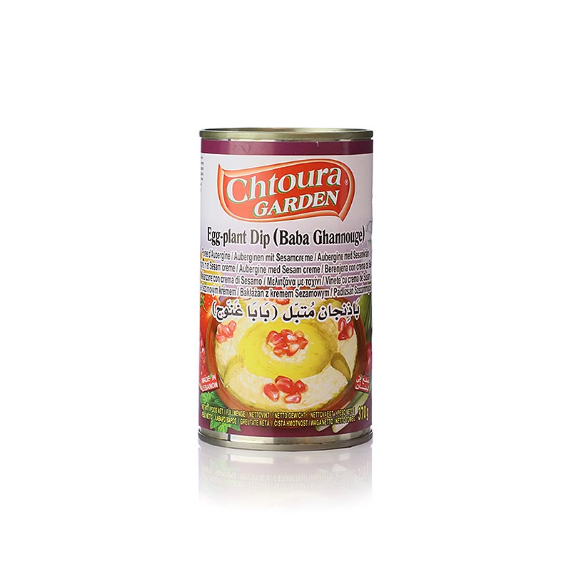 Baba Ghannouge - Eggplant / Sesame Paste, Chtoura Garden - 370 g - Can