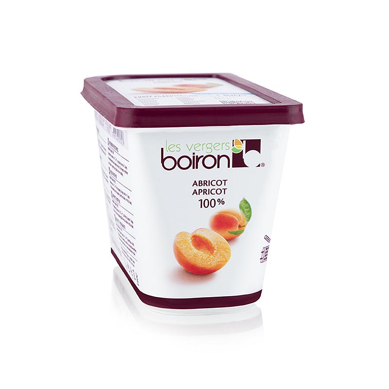 Purée d`abricot Boiron (Rhonetal), non sucrée, (AAB0C6) - 1 kg - coquille de pe