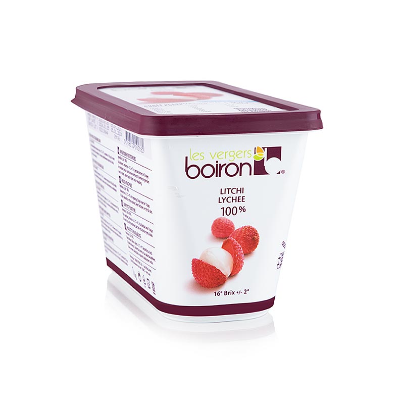 Boiron Lychee / Lychee Puree, ongezoet, Taiwan (ALI0C6) - 1 kg - Pe schelp