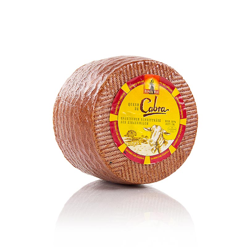 Queso de cabra - spanischer Ziegenschnittkäse, 30 Tage gereift, Laib - ca.1.000 g - Vakuum Queso de cabra - spanischer Ziegenschnittkäse, 30 Tage gereift, Laib - ca.1.000 g - Vakuum