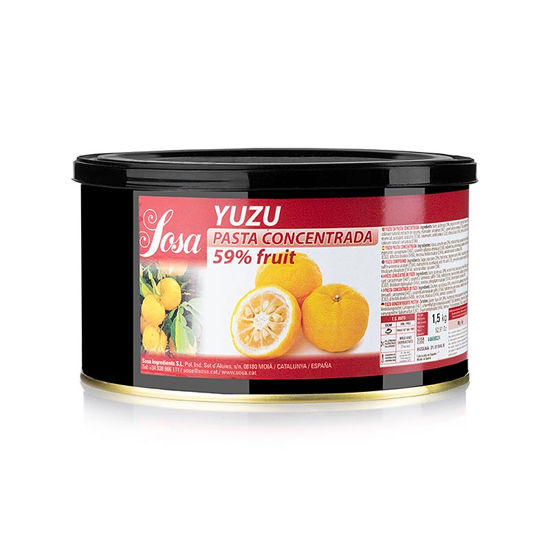 Sosa Paste - Yuzu - 1,5 kg - Pe-dose