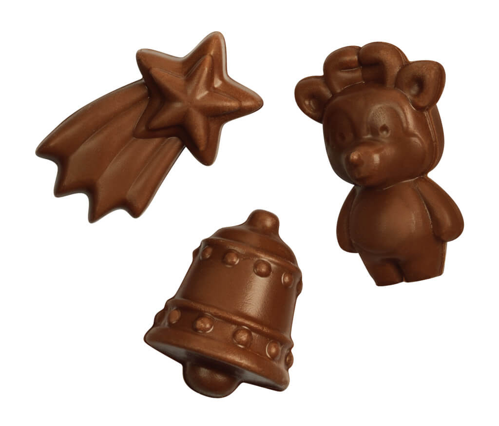 Calendario de Adviento Figuras Navidenas, Advent calendar with milk chocolate figures, Simón Coll - 216 g - piece