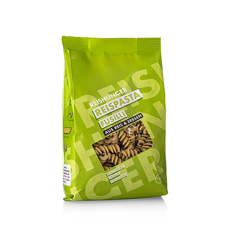 Reispasta - Fusilli, aus Erbse & Reis, Reishunger - 240 g - Tüte Reispasta - Fusilli, aus Erbse & Reis, Reishunger - 240 g - Tüte