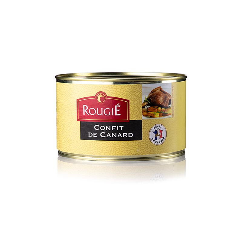 Entenkeulen Confit, 4 Keulen, Rougie - 1,35 kg - Dose