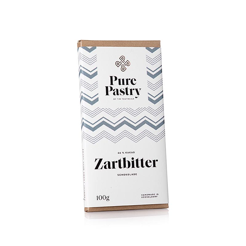 Tafel Schokolade, Zartbitter 66% Kakao, Pure Pastry - 100 g - Papier Tafel Schokolade, Zartbitter 66% Kakao, Pure Pastry - 100 g - Papier