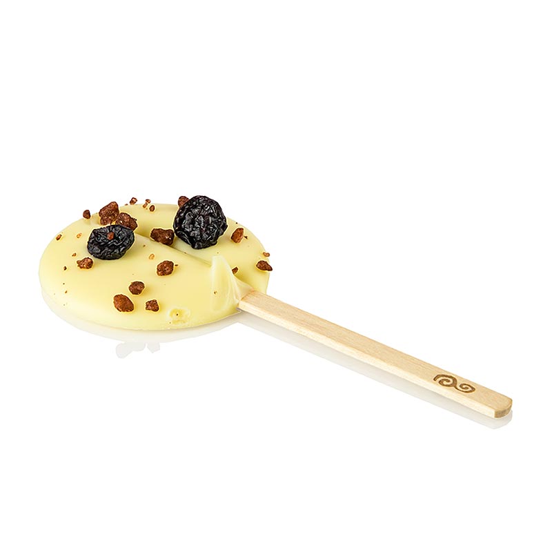 Chocolade lolly`s, 3 soorten, Ø 4,5 x 11cm - 570 g, ongeveer 44 stuks - karton Chocolade lolly`s, 3 soorten, Ø 4,5 x 11cm - 570 g, ongeveer 44 stuks - karton
