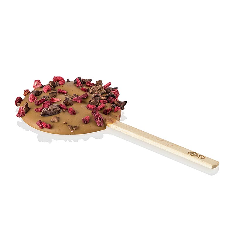 Sucettes au chocolat, 3 types, Ø 4,5 x 11 cm - 570 g, environ 44 pieces - Papier carton Sucettes au chocolat, 3 types, Ø 4,5 x 11 cm - 570 g, environ 44 pieces - Papier carton