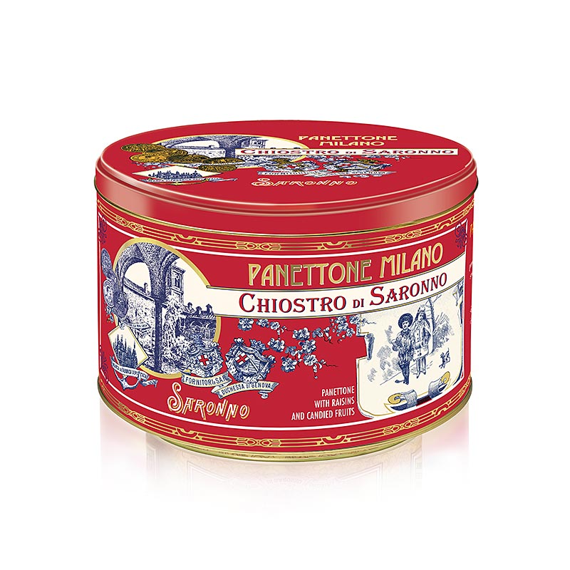 Weihnachtskuchen Panettone - Klassik, Metalldose Promenade, Lazzaroni - 1 kg - Dose Weihnachtskuchen Panettone - Klassik, Metalldose Promenade, Lazzaroni - 1 kg - Dose