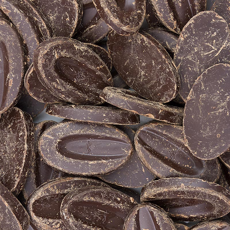 Valrhona Equatoriale Noire, donkere couverture als callets, 55% cacao - 3 kg - tas