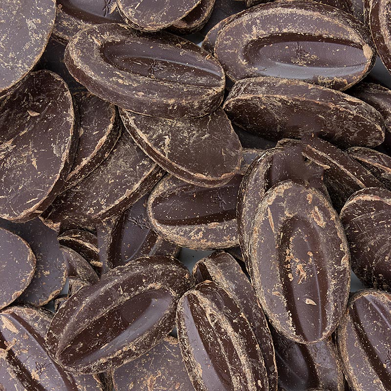 Valrhona Pur Caraibe Grand Cru, moerk couverture som callets, 66% kakao - 3 kg - taske