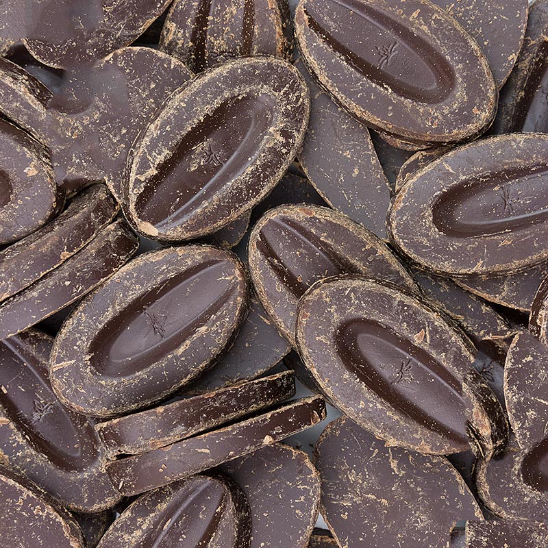 Valrhona Extra Bitter, couverture som callets, 61% kakao - 3 kg - taske