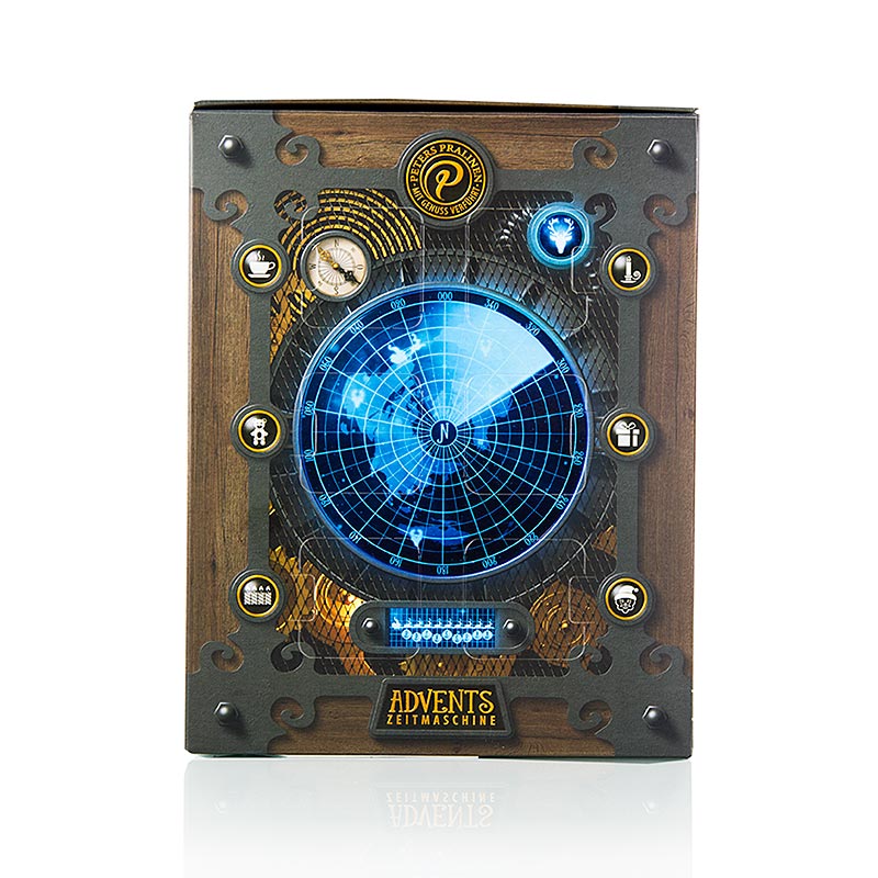 Horloge calendrier de l`avent, avec des chocolats, sans alcool, Peters - 300 g - carton Horloge calendrier de l`avent, avec des chocolats, sans alcool, Peters - 300 g - carton