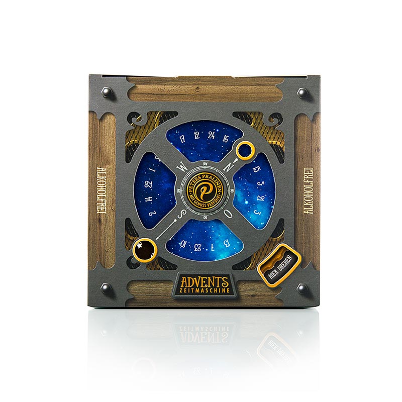 Horloge calendrier de l`avent, avec des chocolats, sans alcool, Peters - 300 g - carton Horloge calendrier de l`avent, avec des chocolats, sans alcool, Peters - 300 g - carton