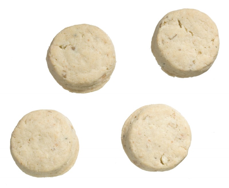 Cheese sables Goat`s Cheese & Walnut, Sandgebäck mit Käse und Walnüssen, Fine Cheese Company - 100 g - Packung Cheese sables Goat`s Cheese & Walnut, Sandgebäck mit Käse und Walnüssen, Fine Cheese Company - 100 g - Packung