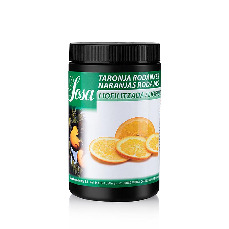 Sosa Freeze Dried Orange Slices (39476) - 60 g - Pe can