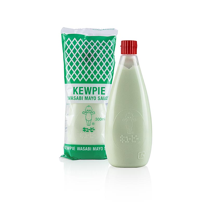 Wasabi Mayonnaise, japanische Art, Kewpie - 300 ml - Pe-flasche