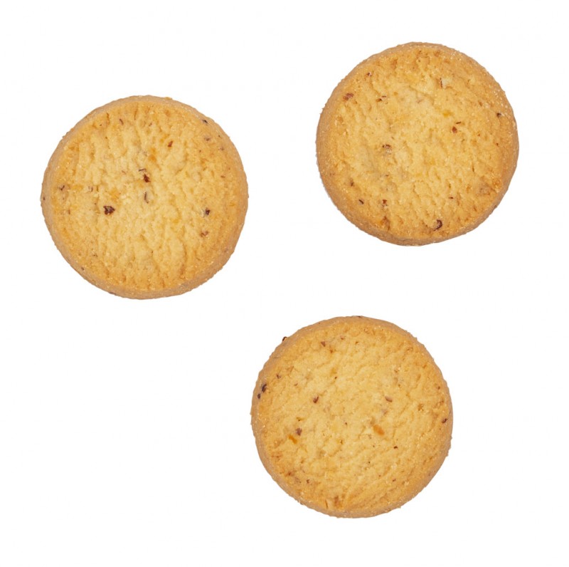 Frolla n.3 mandorle e limone di Sicila, shortcrust biscuits with almonds and lemon, pintaudi - 160 g - pack