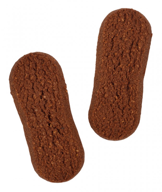 Biscottoni n.2 nocciola e cacao fine, cookies with hazelnuts and cocoa, pintaudi - 240 g - pack