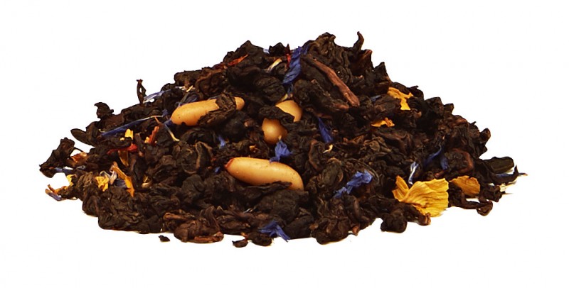 Il sogno di Michelangelo, OolongTee mit Pinienkernen und Blütenmischung, La Via del Tè - 100 g - Dose Il sogno di Michelangelo, OolongTee mit Pinienkernen und Blütenmischung, La Via del Tè - 100 g - Dose