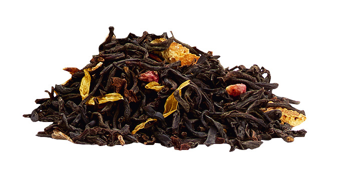 Miscela 1961, black tea with orange, raspberry, marigold, La Via del Tè - 100 g - Can