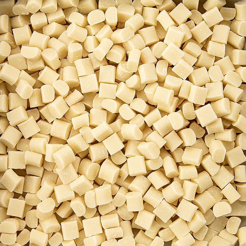 Chunks - hvid chokolade, bagechokoladestykker, Callebaut - 1 kg - taske