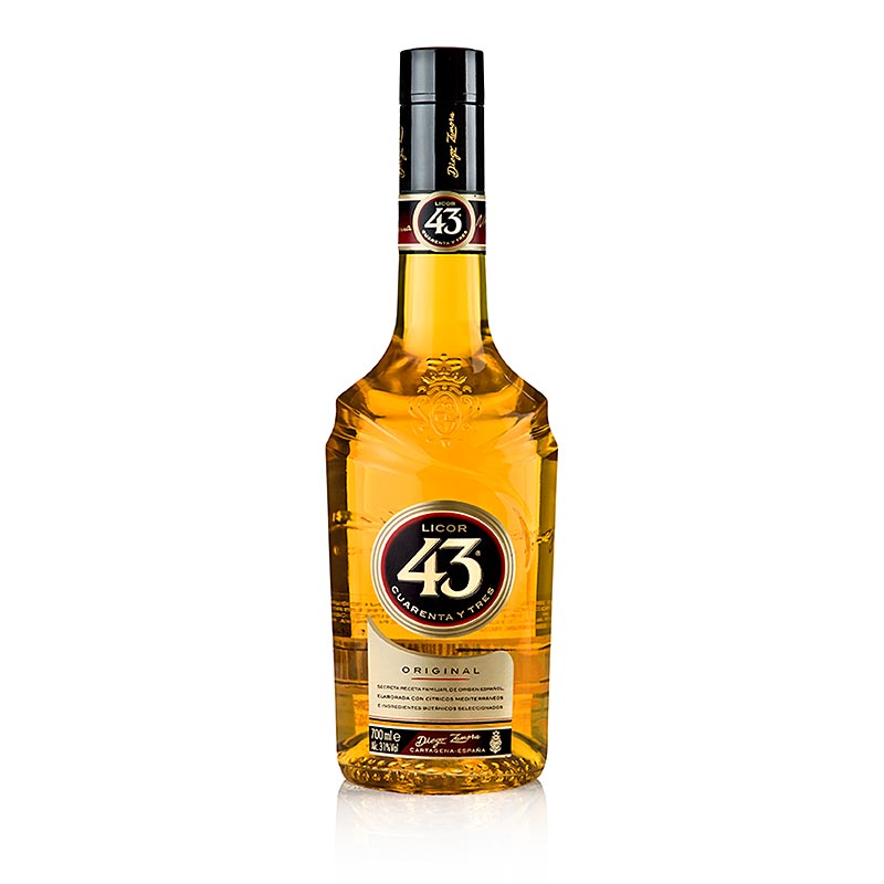 Licor 43 Cuarenta y Tres, liqueur de vanille, 31% vol. - 700 ml - bouteille
