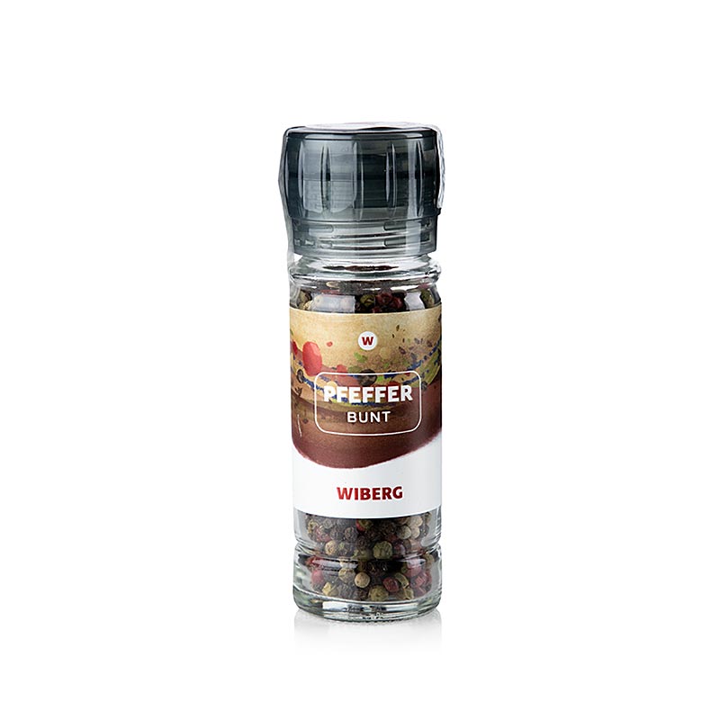 Wiberg Gewürzmühle Pepper, colored, whole - 43 g - Glass