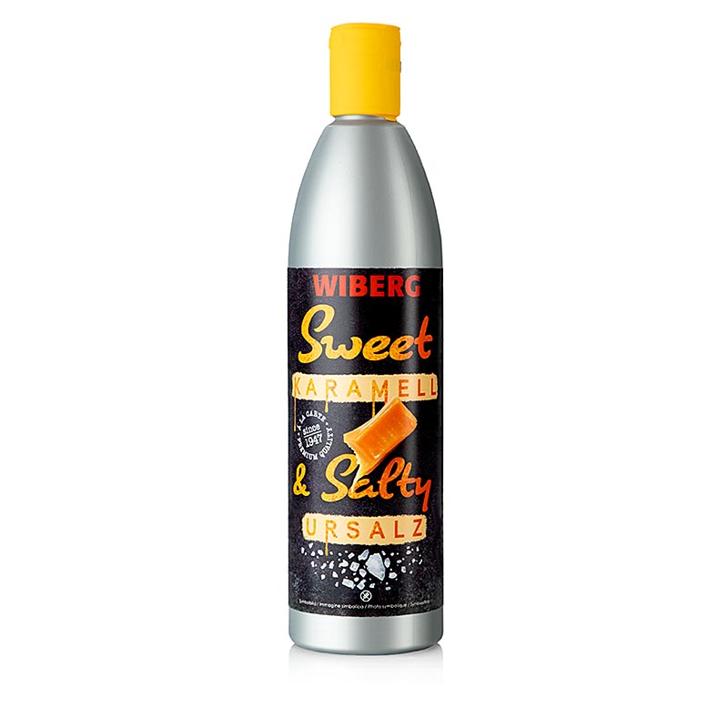 WIBERG Sauce Sweet and Salty - Karamell & Ursalz - 500 ml - Pe-flasche