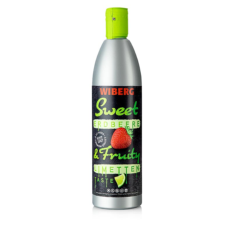 WIBERG-saus Zoet en fruitig - aardbei en limoen - 500 ml - Pe fles