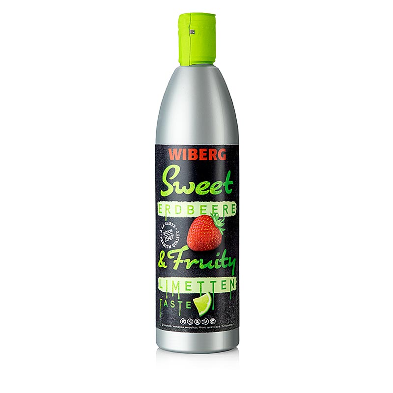 Sauce WIBERG Douce et Fruitée - touche fraise et citron vert - 500 ml - bouteille de pe