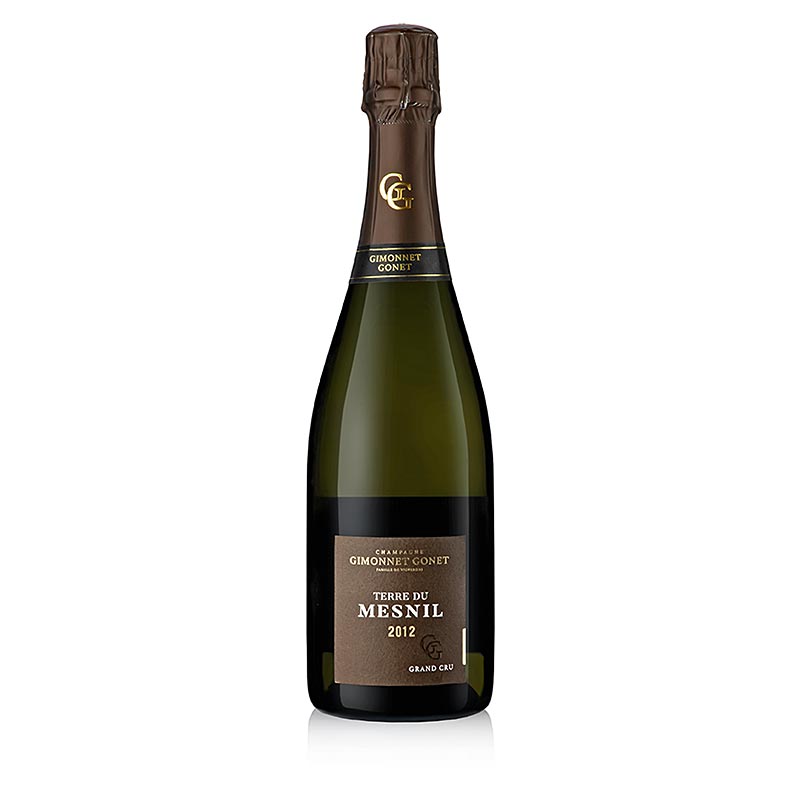 Champagne Gimonnet Gonet 2012 Terre du Mesnil, Grand Cru, bru, 12% vol. - 750 ml - bouteille