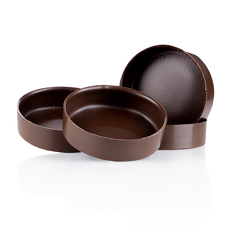 Schoko Tartelettes Cup, Ø 7cm, Dobla (11215) - 858 g, 66 Stück - Karton