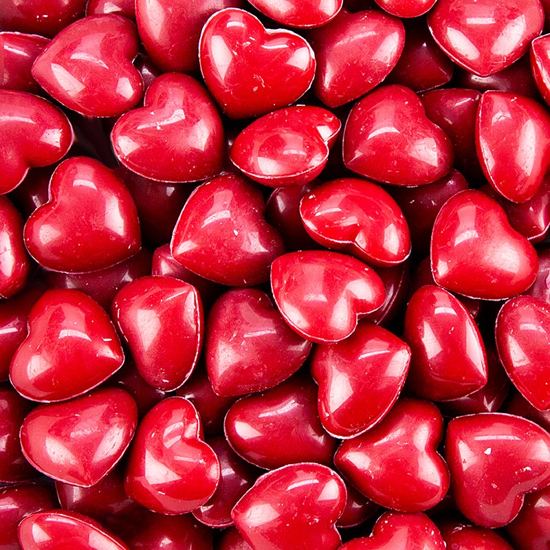 Petit Love, red chocolate hearts, 2x2.1cm (77376) - 224 g, 80 pcs - carton