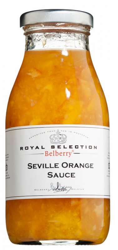 Seville Orange Fruit Sauce Belberry, Orangen Fruchtsauce, Belberry - 250 ml - Glas