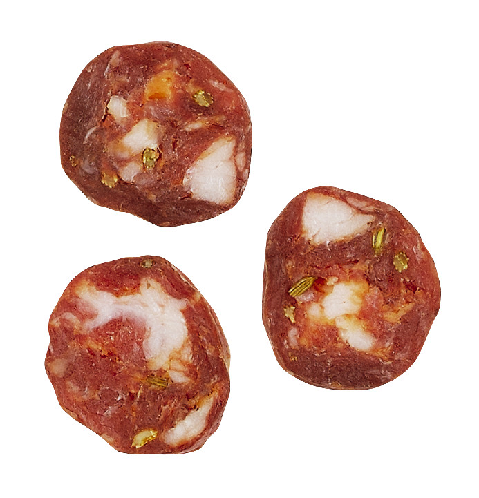 Salame Dolce Tipo Napoli, Luftgetr. Salami m. Büffel- u. Schweinefleisch, Augusto - ca. 300 g - kg Salame Dolce Tipo Napoli, Luftgetr. Salami m. Büffel- u. Schweinefleisch, Augusto - ca. 300 g - kg