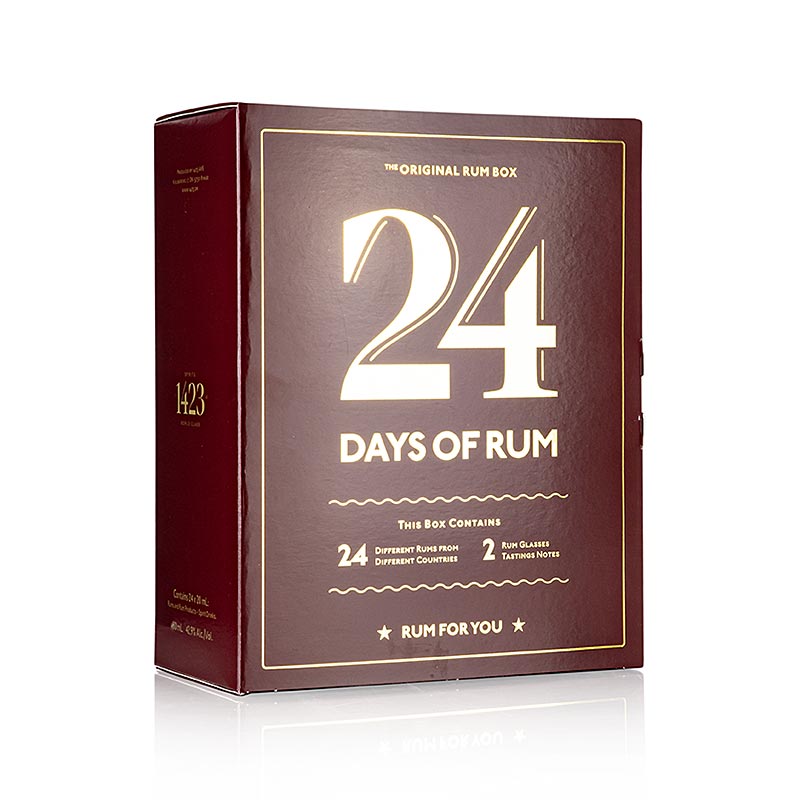 Advent Calendar 24 Days of Rum, Edition Red, 480 ml, 24 x 20ml, carton