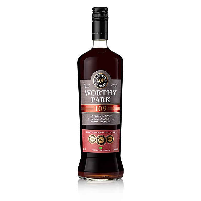 Worthy Park 109 Single Estate Jamaica Rum 54,5% vol. (1423) - 1 l - flaske