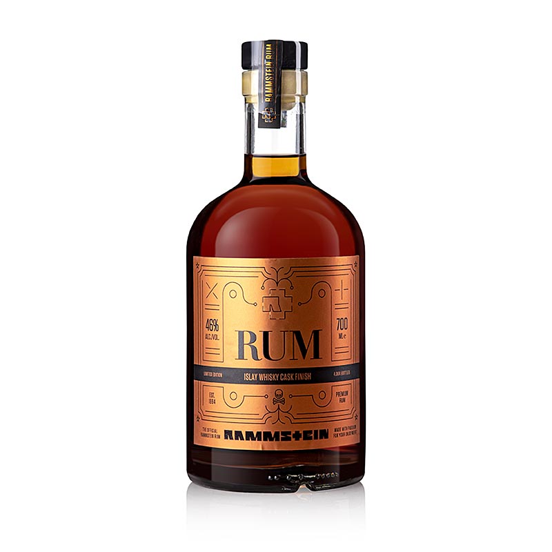 Rammstein Rum Islay Whisky Cask Finish Limited Edition Blended Rum 46%