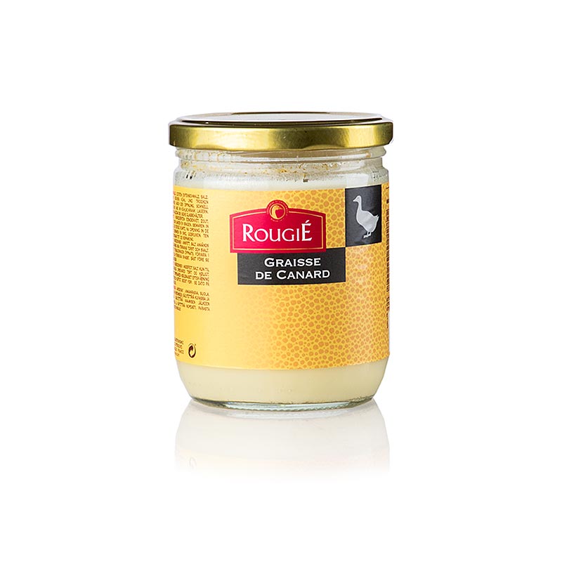 Duck fat, lightly salted, rougie - 320g - Glass