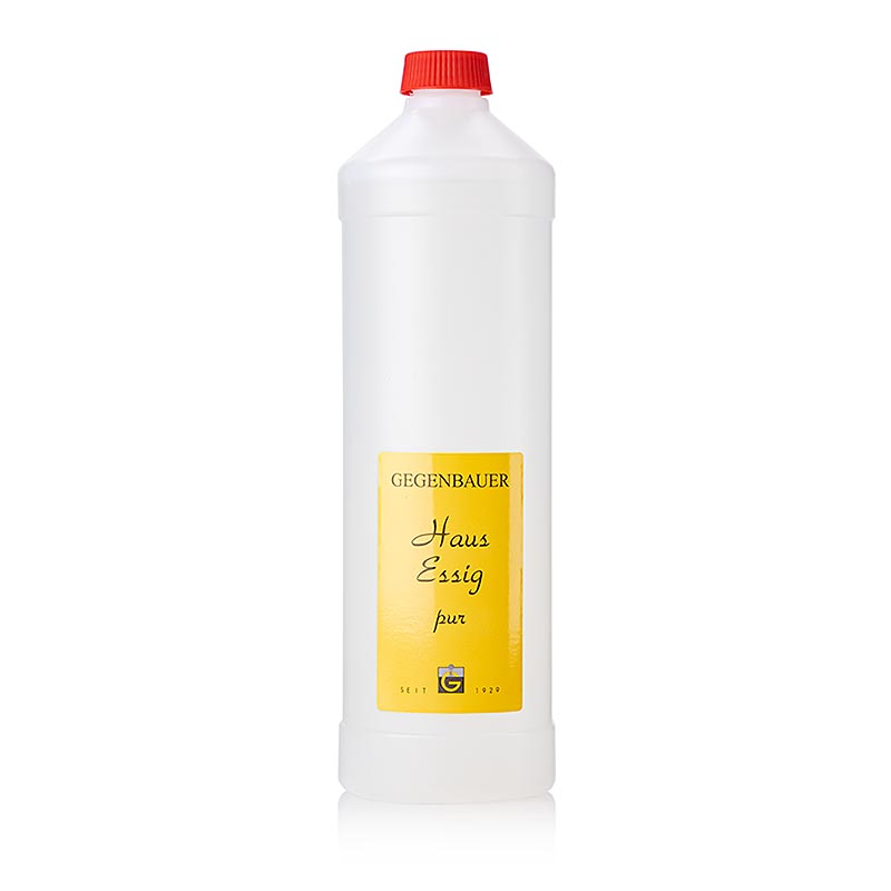 Gegenbauer huisazijn, puur, helder water, 5% zuurgraad - 1 l - Pe-fles