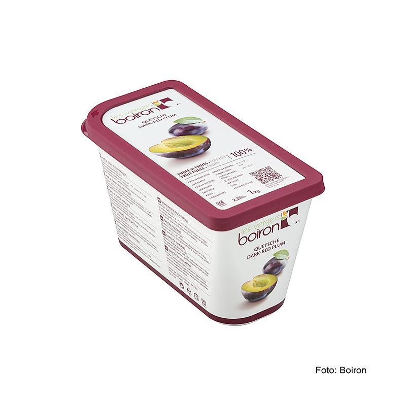 Plums / plums puree, unsweetened, Boiron - 1 kg - Pe-shell