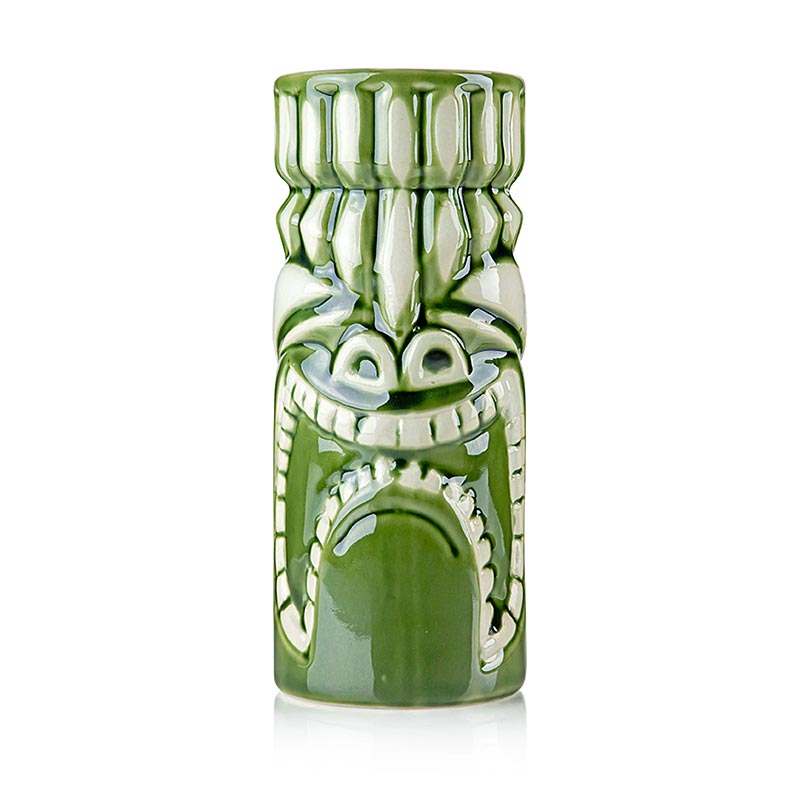 Tiki Becher Kuna Loa, grün, 330ml, Libbey Glass (00864) - 1 Stück - Karton