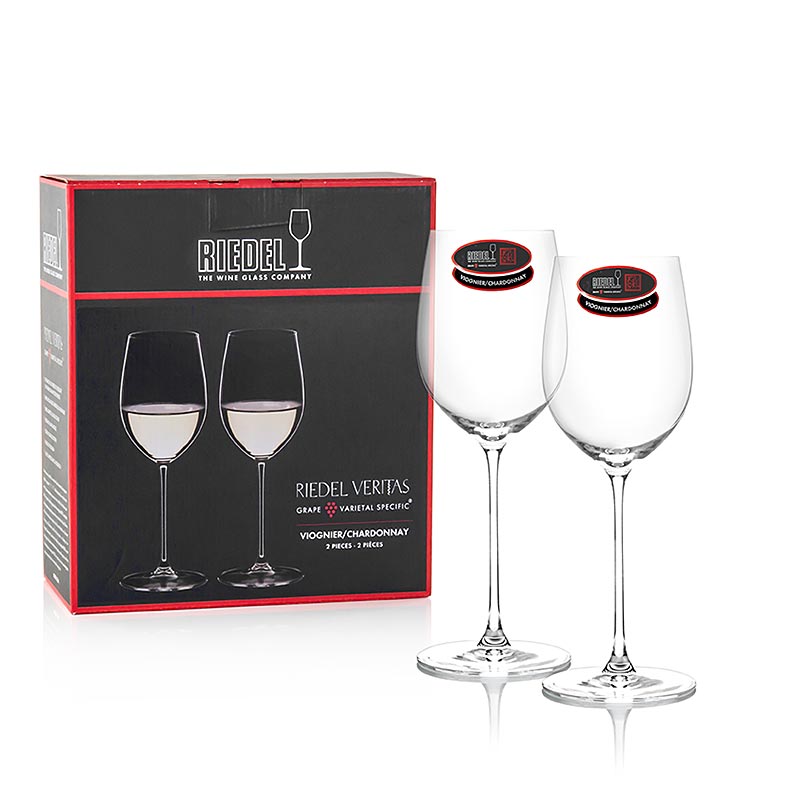 Verre Riedel Veritas - Viognier / Chardonnay (6449/05), en coffret cadeau - 2 pièces - carton